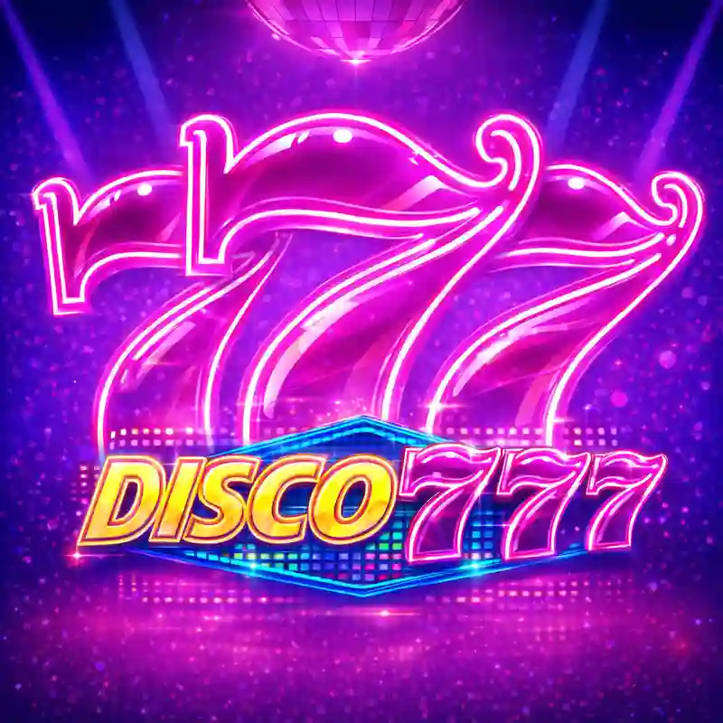 DISCO 777 Slot Machine Neon Theme