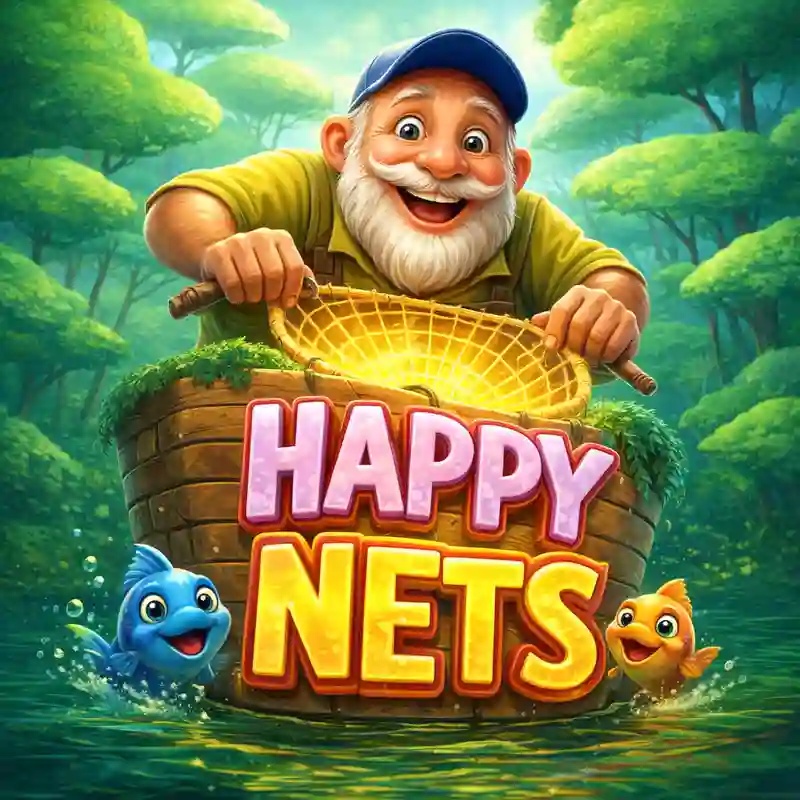 Happy Nets Slot Game Banner mdrplay